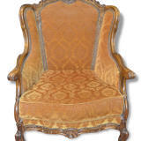 Walnut Chair Bergère has ears