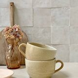 Stoneware mugs