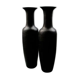 Lot of two vases "chinese" 145 cm