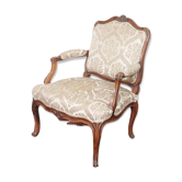 Louis XV armchair stamped Leduc (1685-1765)