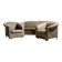 Aura Leather Sofa Set by Paolo Piva for Wittmann, 1980s, Set of 3