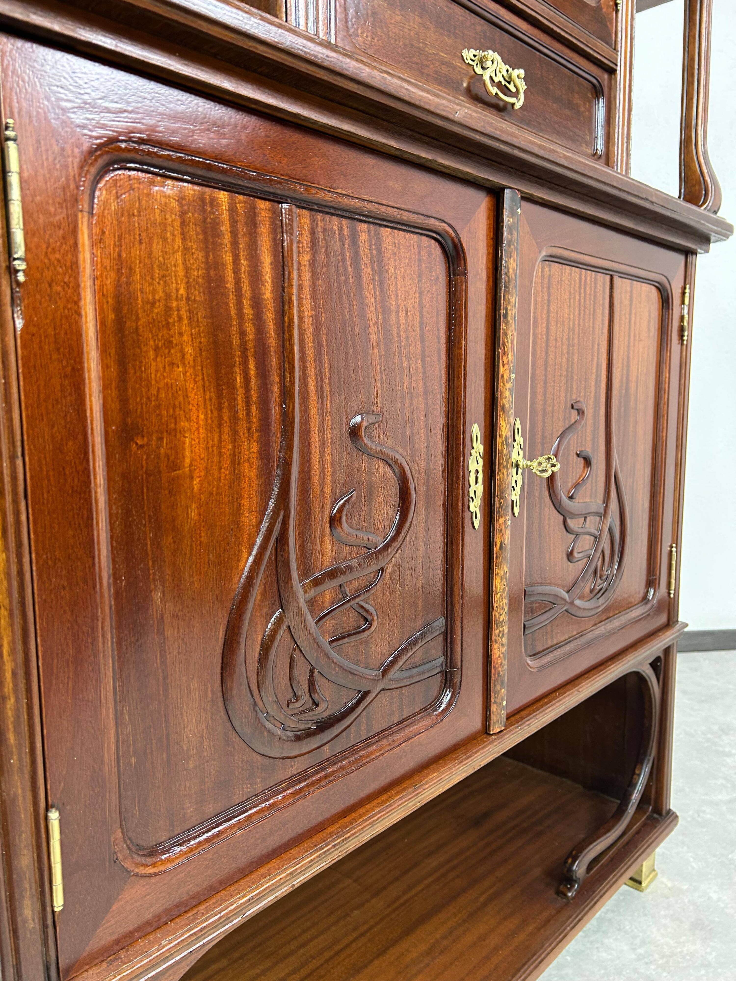 Art Nouveau display cabinet