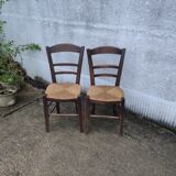 Pair of mulched chairs