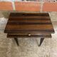 Antique Nightstand with Drawer, Macassar Wood, Mid 20th Century, Vintage