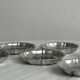 Lot de 6 coupelles inox brillant