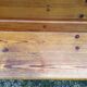 Pitchpin church pew, 4 seater numbered