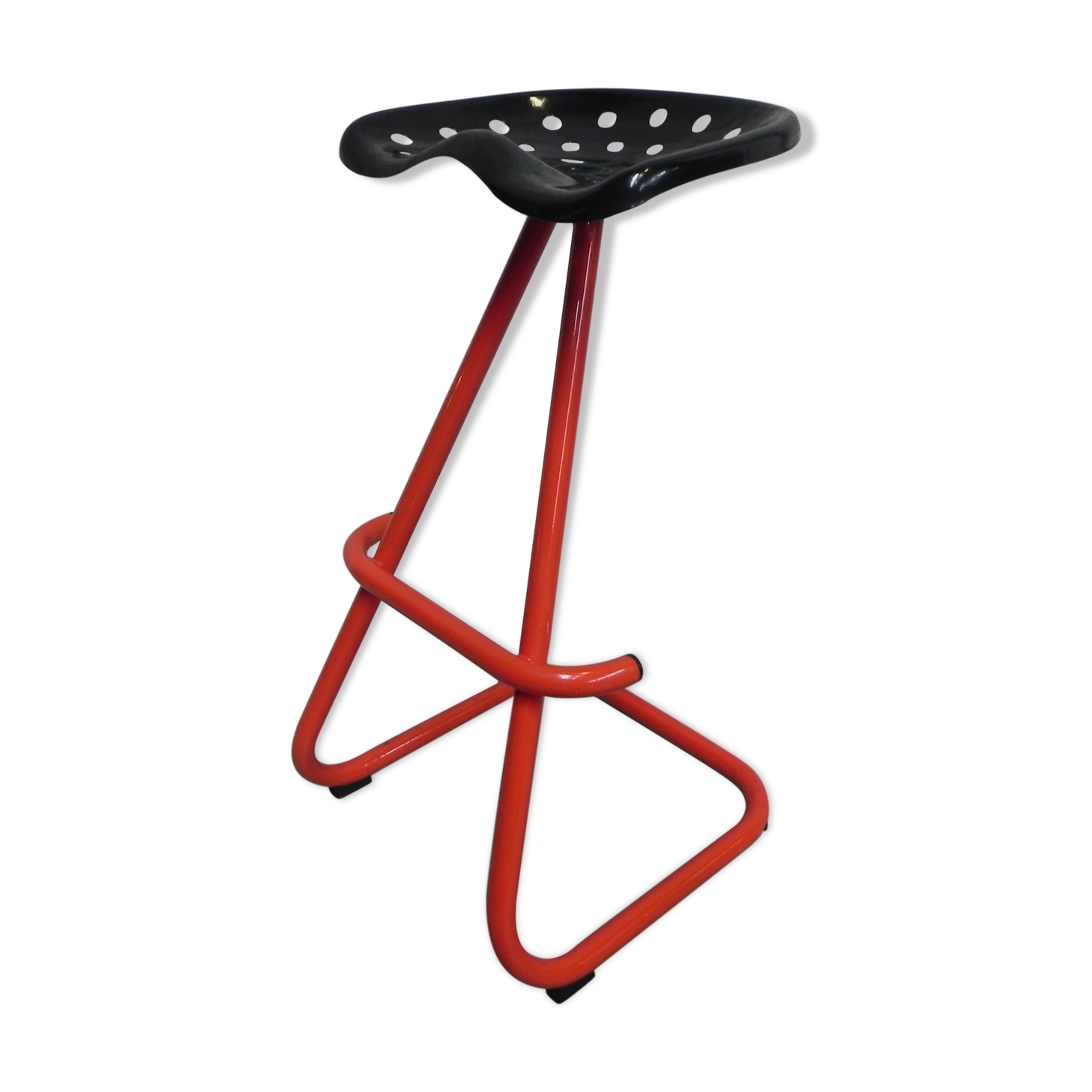 Tabouret bar vintage acier siège de tracteur