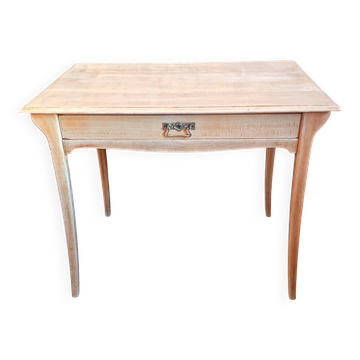 Bureau art nouveau en hêtre massif