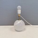 Beautiful table lamp, model Misty by Torben Jørgensen, Holmegaard Glassworks Denmark 1980.