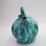 Théière en céramique émaillé bleu Bébégé