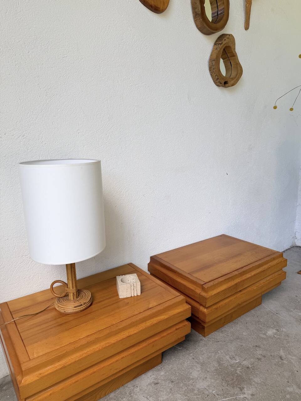 Cendrier travertin Fratelli Mannelli 1970
