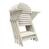 Chaises pliantes postmodernes par Niels Gammelgaard pour Ikea, lot de 4