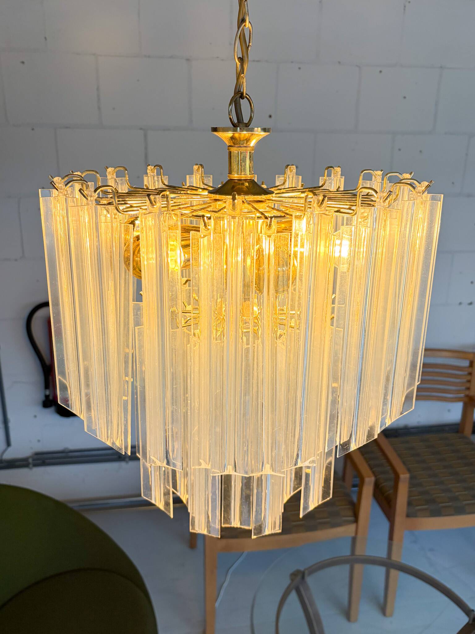 Chandelier autrichien par Orion, années 1970