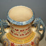 Pair of vases signed Henriot Quimper