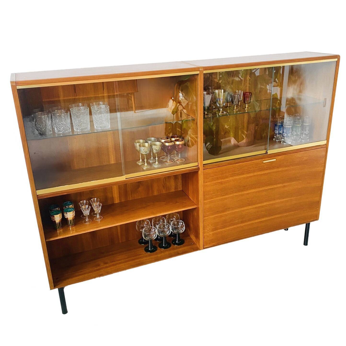 Midcentury A.A. Patijn Sideboard Display Cabinet 1950's
