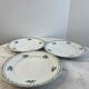 Set of 3 antique flat plates — Céranord pottery, model “