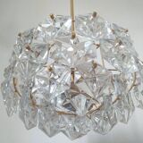 Chandelier en verre BIG des années 1970, Kinkeldey, Allemagne.