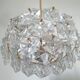 Chandelier en verre BIG des années 1970, Kinkeldey, Allemagne.