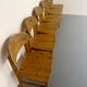Set of 6 solid pine chairs in Scandinavian design by Reiner Daumiller.