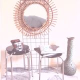 Black stackable stools
