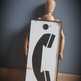 Enamelled phone plate