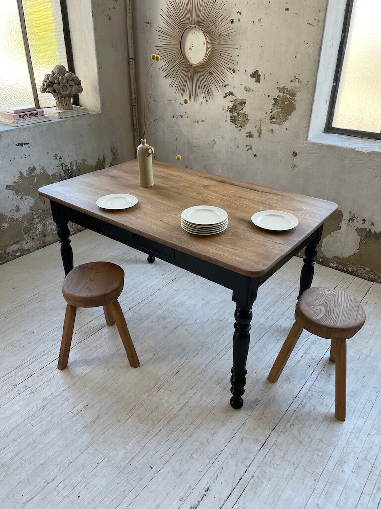 Farm bistro table in oak