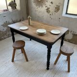 Farm bistro table in oak