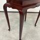 Art Deco display table in mahogany