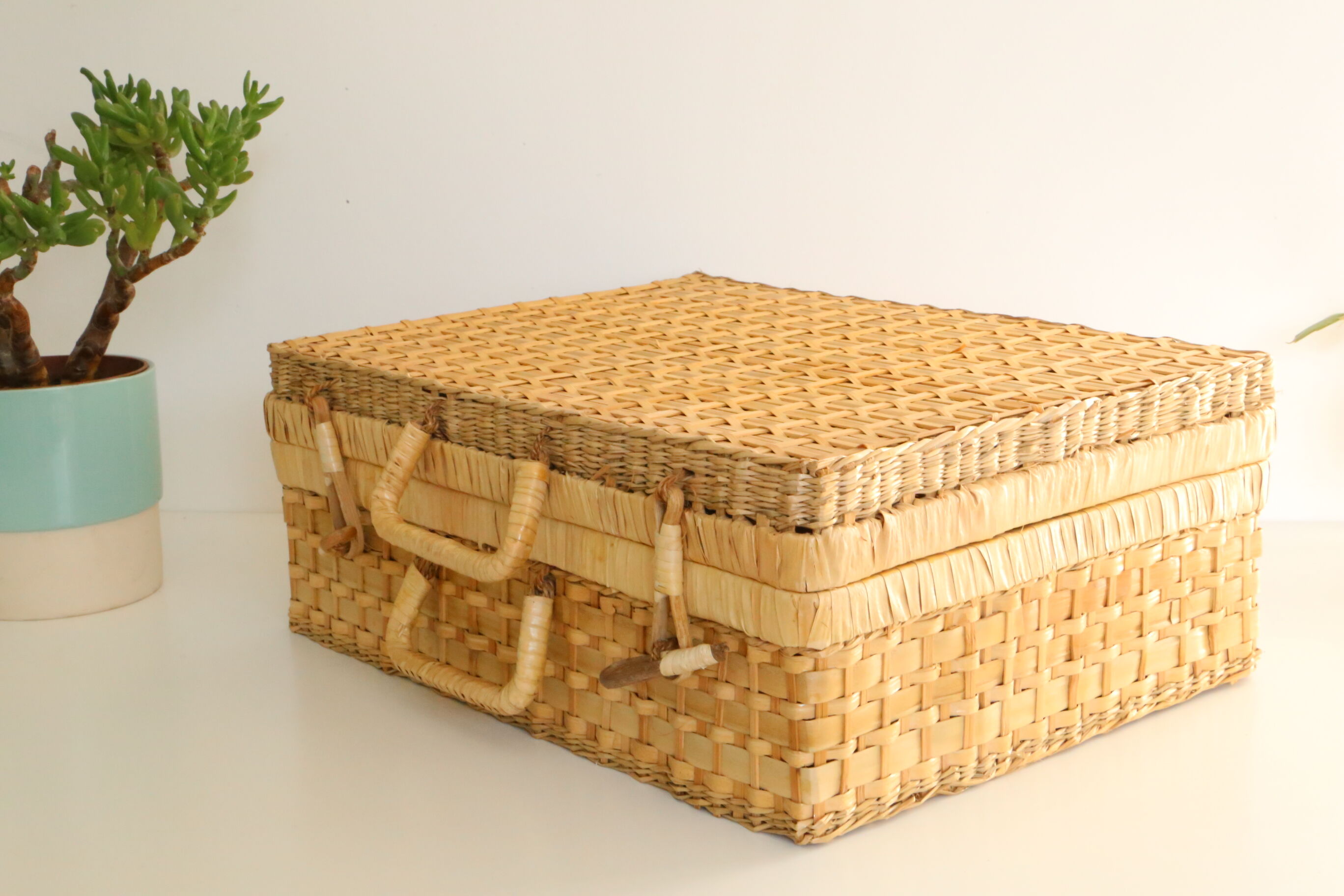 Wicker valisette