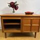 Mid-Century Modern Nathan Squares Teak Media / Lowboard Cabinet – 1960  Ico