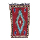 Tapis Berbère Boucherouite coloré - 145 x 267 cm