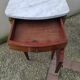 Antique vintage Louis XVI bedside table