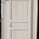 Cupboard door h201.5xl91.5cm with its 19th century molded frame