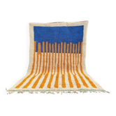 Large traditional handmade Berber rug custom size 3/4 m