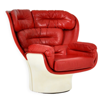 Fauteuil Elda de Joe Colombo pour Comfort Italy, 1960s
