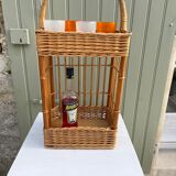 Portable rattan bar