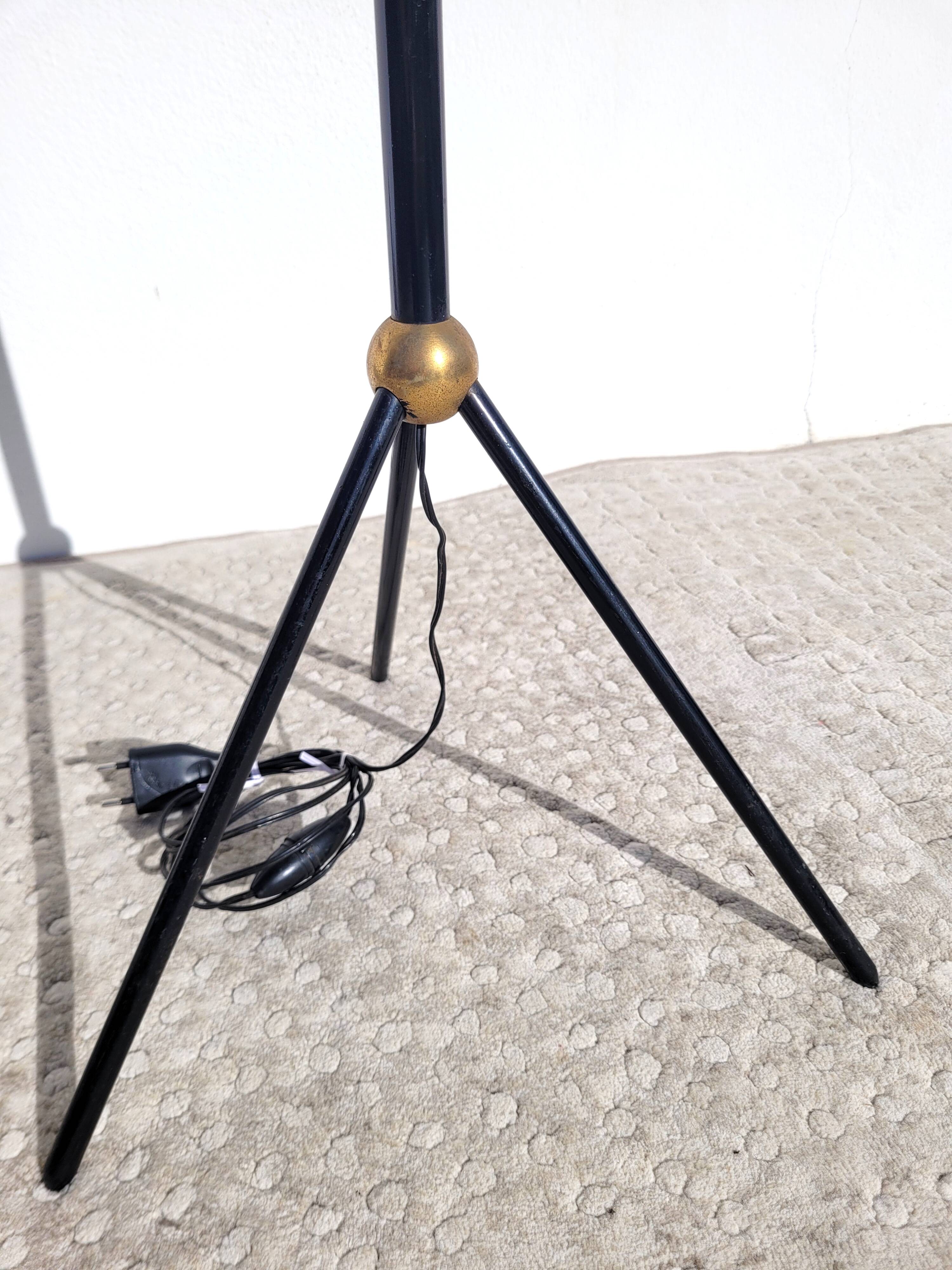 Brass lamp base or floor lamp circa 1950