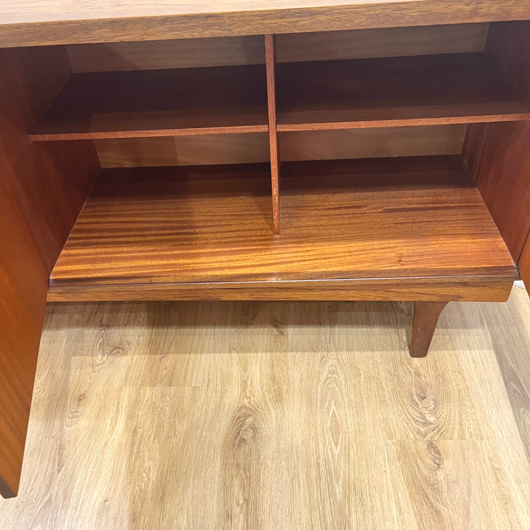 Teak and rosewood row