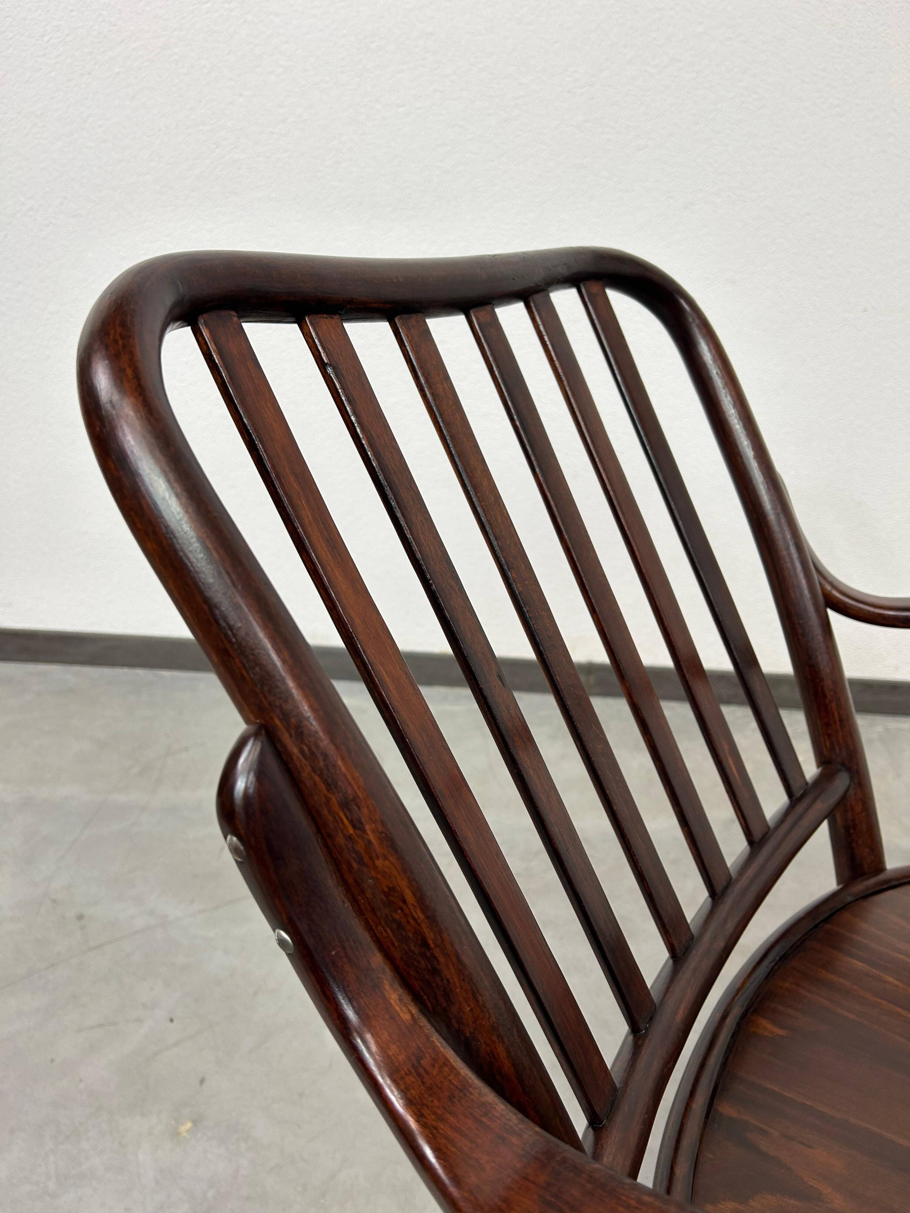 Art Deco armchairs A752F by Josef Frank for Thonet Mundus