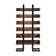 Severin 3 library in American walnut and matte black steel.