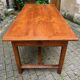 19th century cherry wood farmhouse table