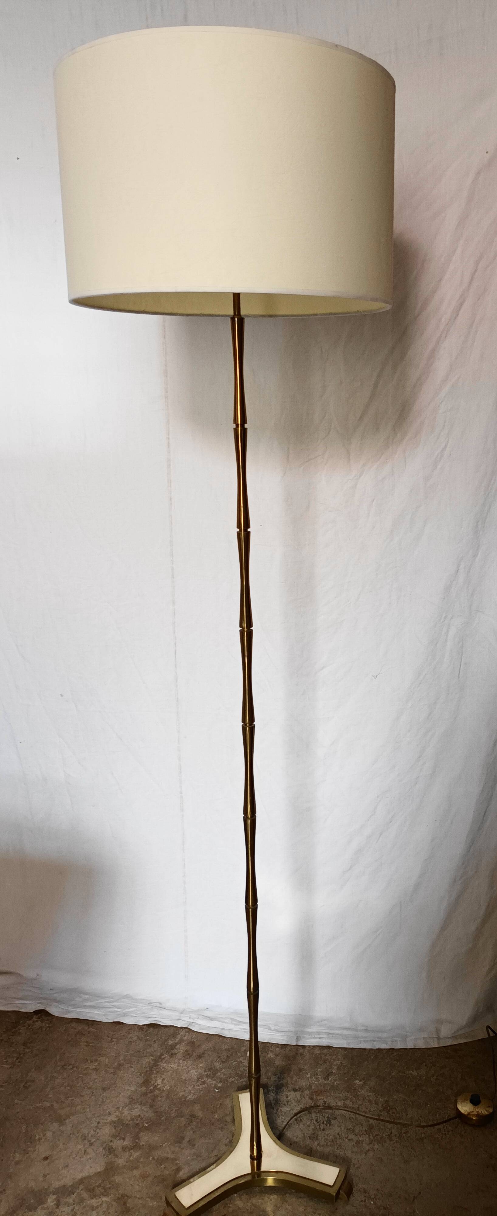 Lampadaire bambou des années 60