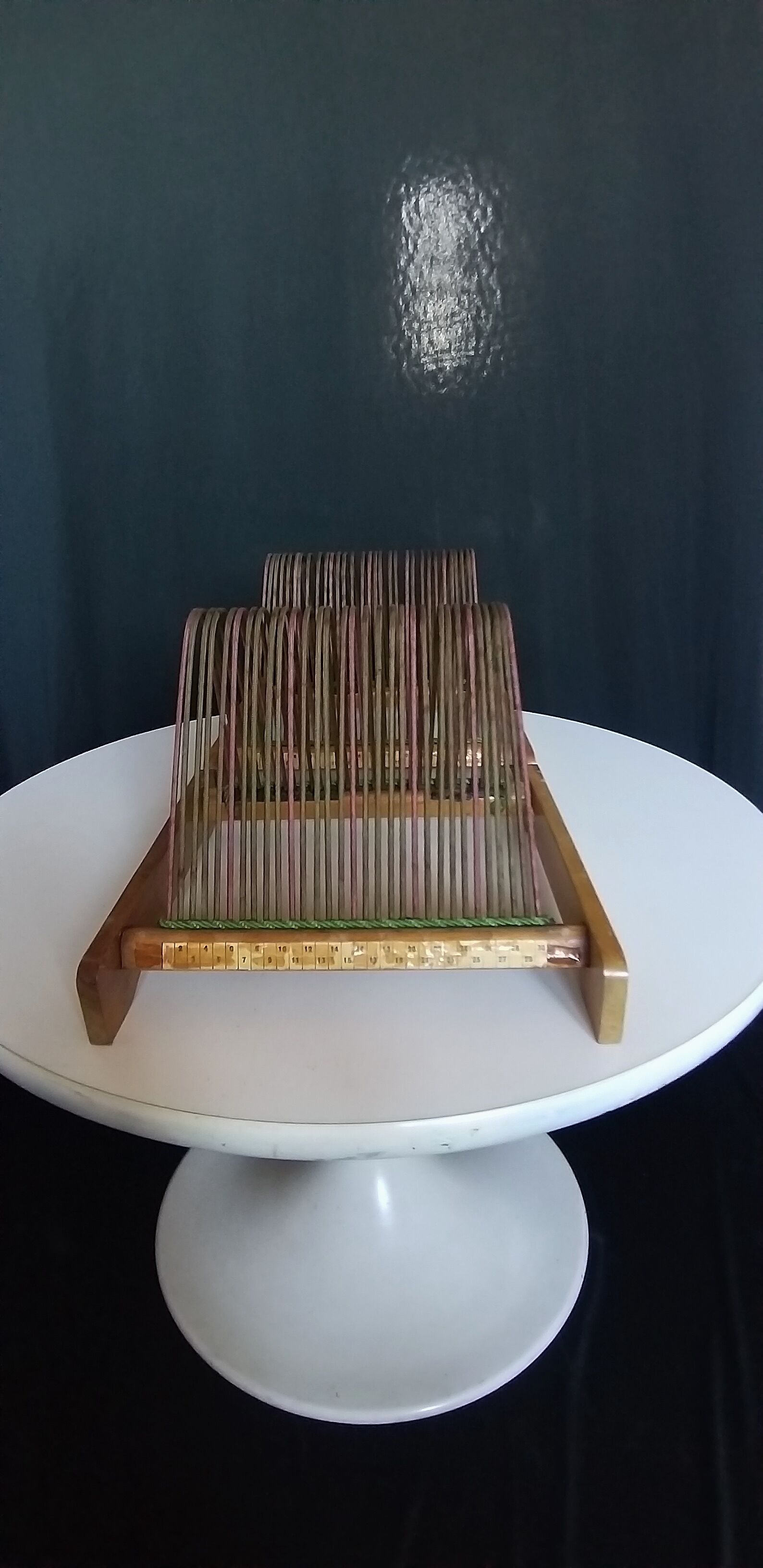 Vintage beech vinyl holders 1950/60