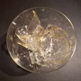 Crystal fruit bowl with 6 small bowls