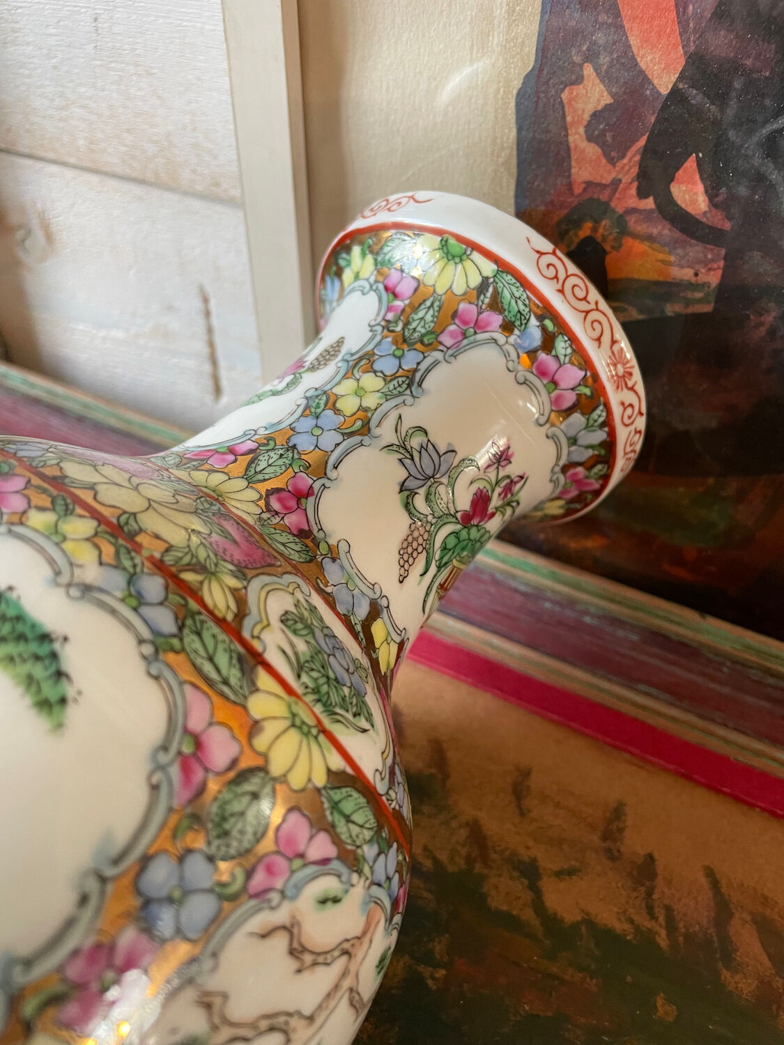 Stamped Chinese vase