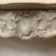 Louis XV style fireplace in white Carrara marble, 19th century