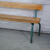 Vintage school bench