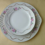 Vintage cake service in St Amand's Faïence