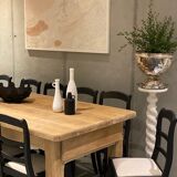 Set of 3 bleached vintage vases