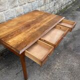 Cherry Wood Desk with three drawers